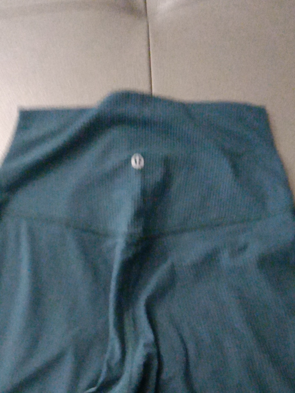 Lululemon High-Waist Teal Performance Leggings